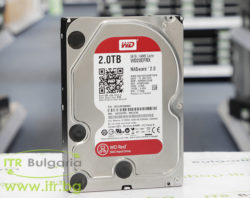 Western Digital 読み取ら RED WD20EFRX 2TB HDD 5本